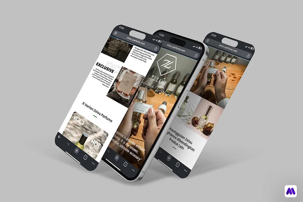 Building a Landing Page for Zelou Parfume: A Local Perfume Brand with Global Ambitions - Preview